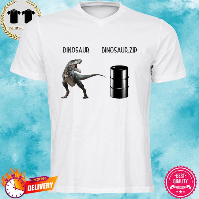 Dinosaur dinosaur zip shirt