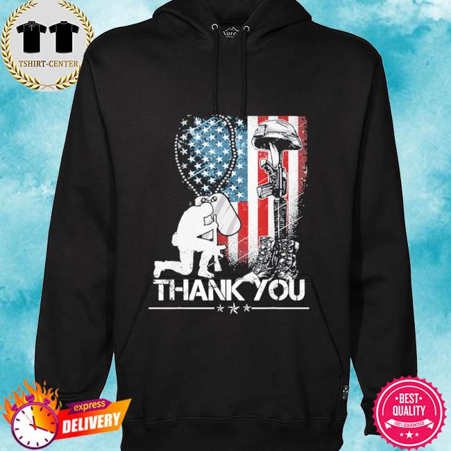 Distressed memorial day flag military boots dog tags s hoodie