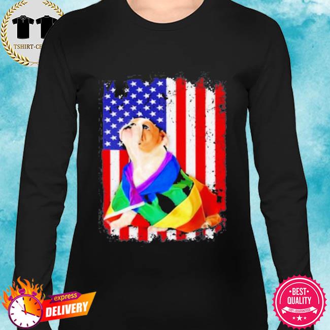 American Flag Chief Pride Long Sleeve T-Shirt