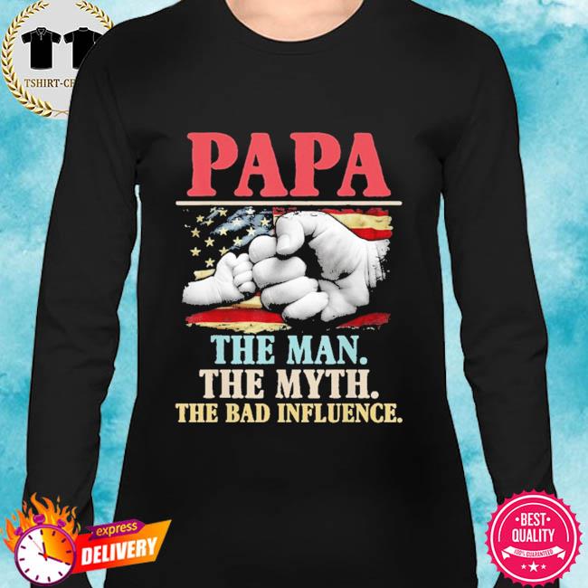 papa american flag shirt