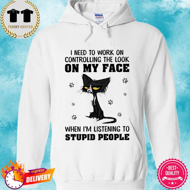 cat work hoodie