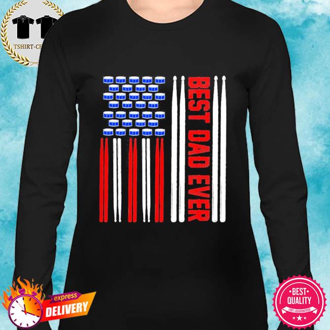 best dad ever flag shirt