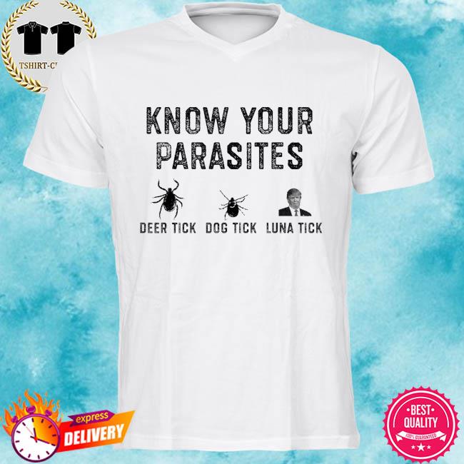 know your parasites luna tick shirt