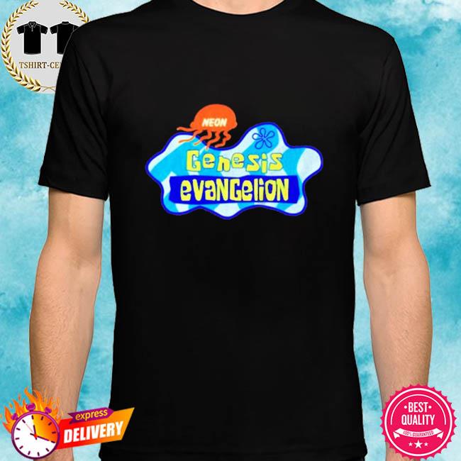 Neon genesis evangelion spongebob shirt Clearance