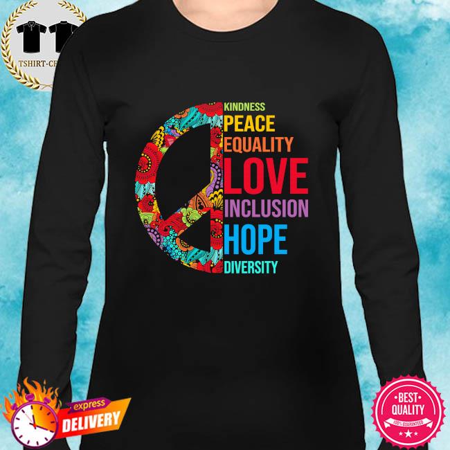 Best Be Kind American Rainbow Flag Shirt LGBT Pride Peace Love Human Rights Racial T-Shirt Bella Canvas Long Sleeve Hoodie Tank Top