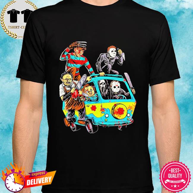 horror movie characters shirt