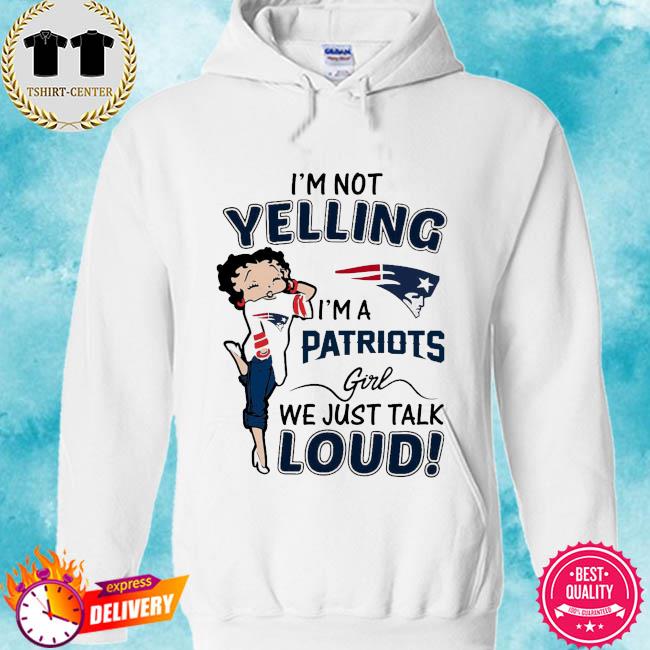 Funny American Woman Im Not Yelling Im A Maryland Girl We Just Talk Loud Sweatshirt