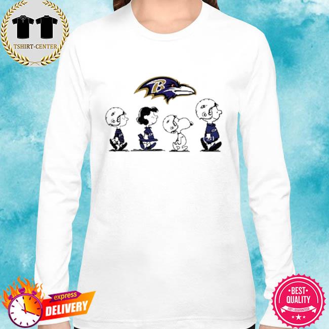 Baltimore Ravens Snoopy and Charlie Brown Peanuts shirt, hoodie, sweater,  long sleeve and tank top