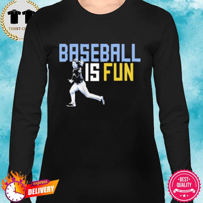 Brett Phillips' Baseball is fun shirt, hoodie, sweater, long