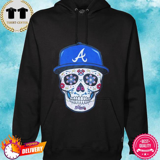 Funny Chris Martin Atlanta Braves Sugar Skull tee Shirt, hoodie, sweater,  long sleeve and tank top