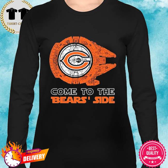 Official Come to the bears side star wars chicago bears t-shirt