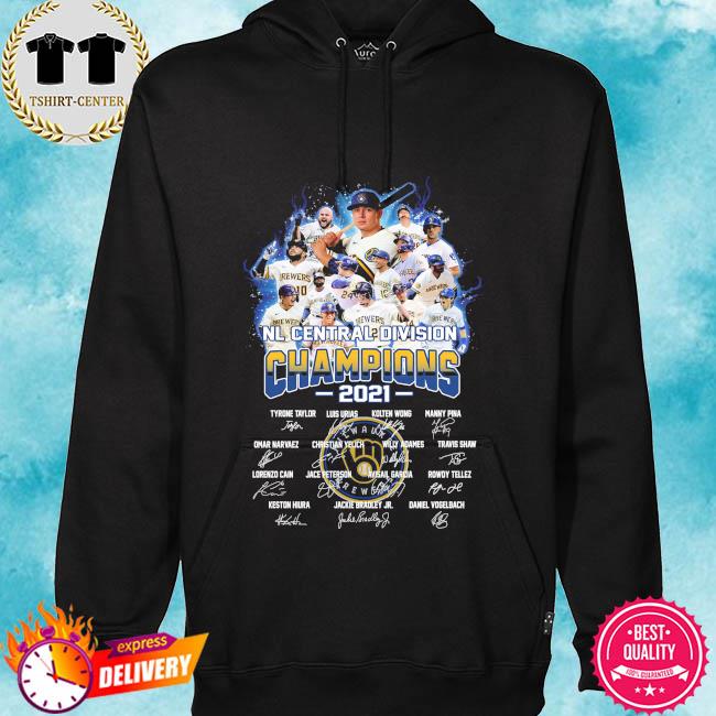 Milwaukee Brewers Nl Central Division champions signatures shirt, hoodie,  sweater, long sleeve and tank top