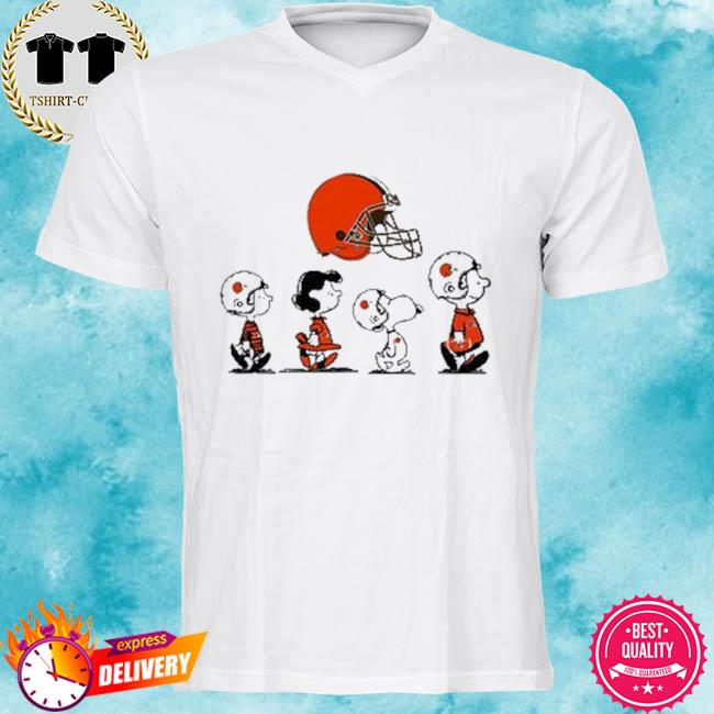 Cleveland Browns Peanuts Snoopy Charlie Brown And Woodstock Shirt