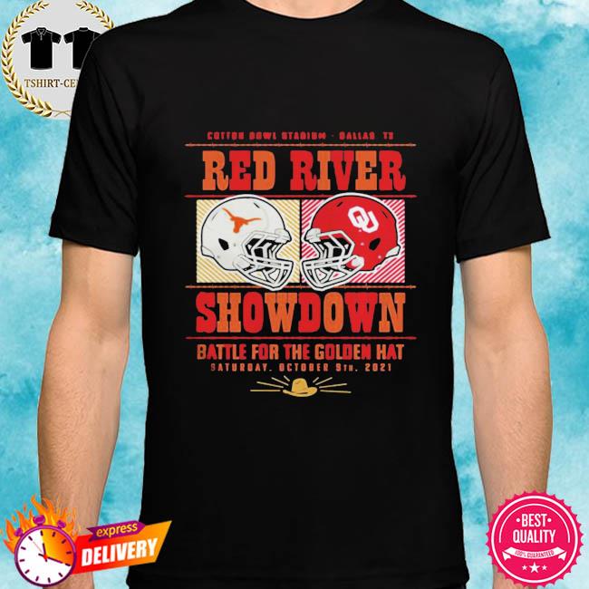 Official NFL Shop Texas Longhorns Vs. Oklahoma Sooners Champion 2022 Red  River Showdown shirt - Limotees