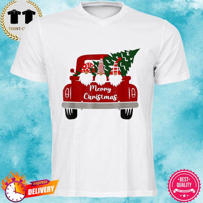 red truck christmas sweatshirt