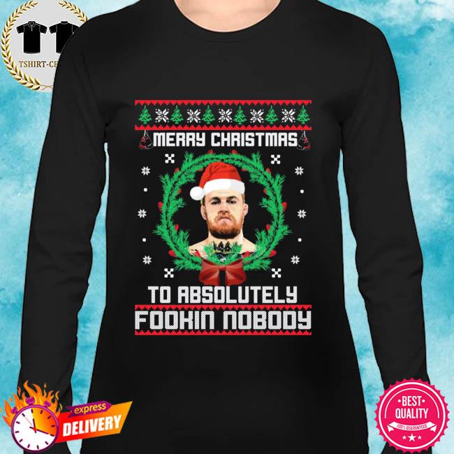 Conor mcgregor christmas outlet sweater