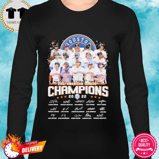 astros american league champion shirts