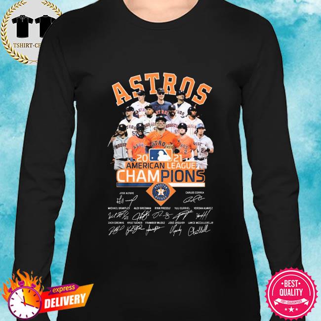 astros american league champions shirt