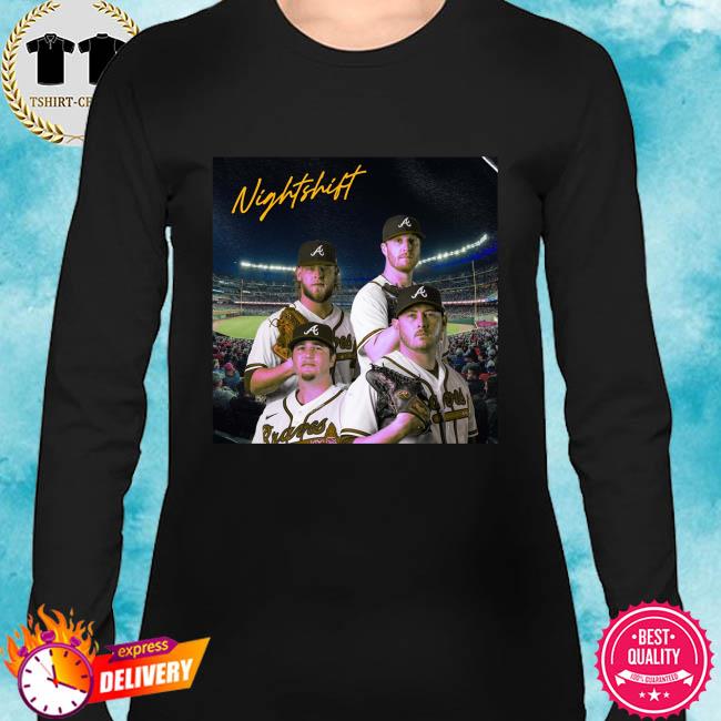 Official Album Night Shift Of The Year Atlanta Braves Shirt