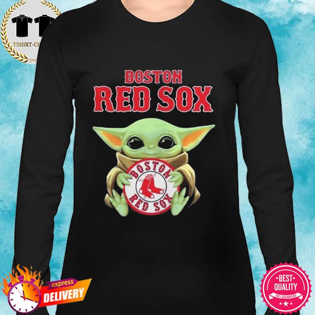 Star Wars Baby Yoda hug Boston Red Sox shirt, hoodie, sweater, ladies-tee  and tank top