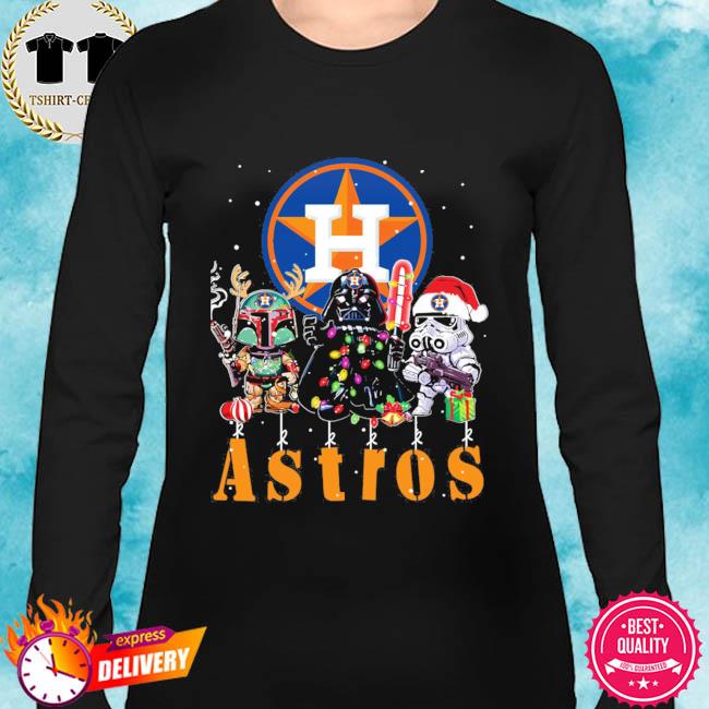 Santa Star Wars Houston Astros Merry Christmas Sweatshirt, hoodie,  longsleeve tee, sweater