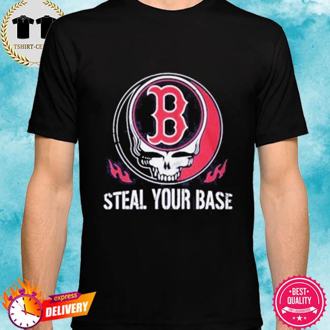 Red Sox Grateful Dead Steal Your Base T-Shirt - TeeNavi