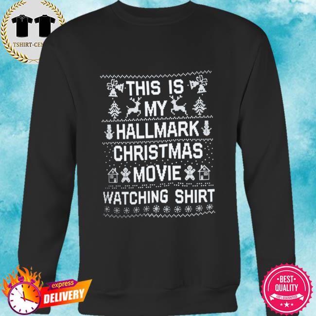 hallmark christmas movie watching sweater