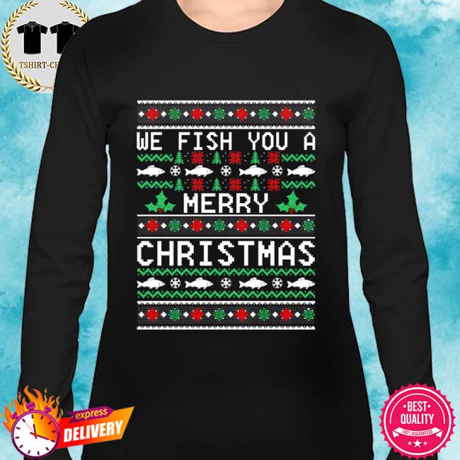 fish christmas sweater