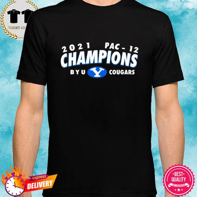 2021 PAC 12 CHampions BYU Cougars shirt