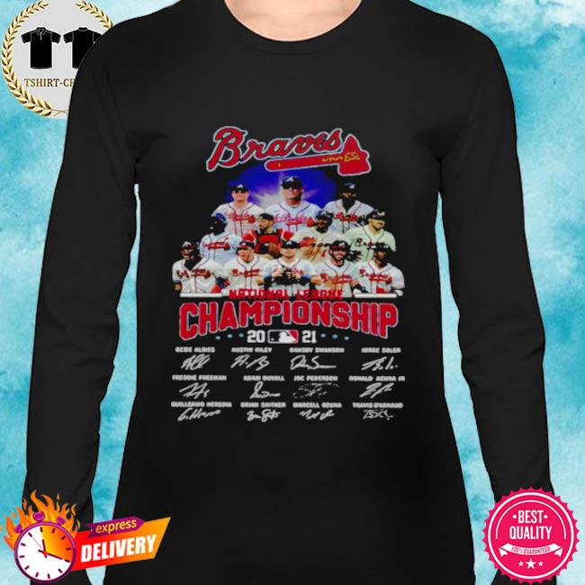 Atlanta Braves National League Championship 2021 Signatures Shirt, hoodie,  sweater, long sleeve and tank top