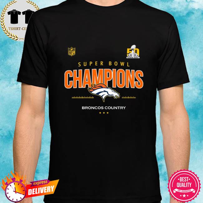 broncos super bowl champions shirt