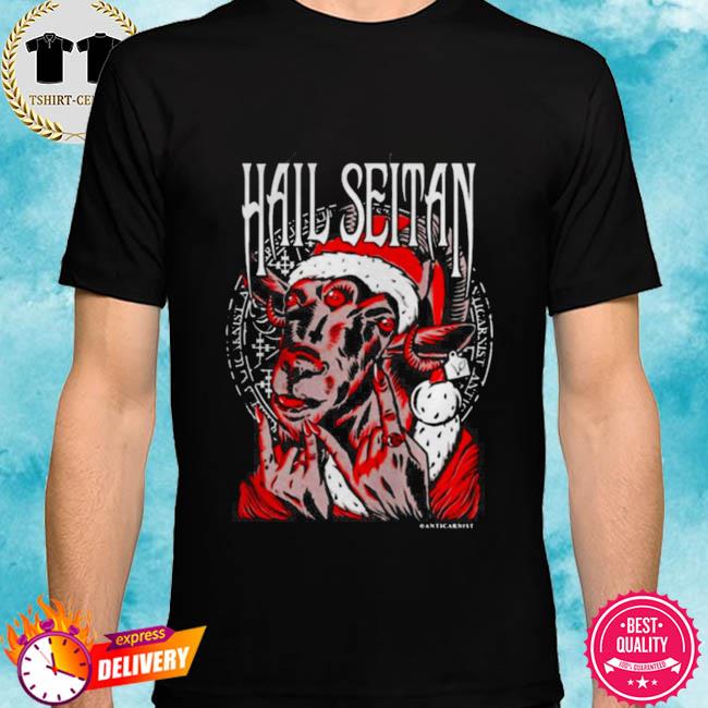 Hail seitan vegan Christmas Shirt