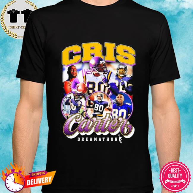 Justin Jefferson Dreamathon Merch Cris Carter 80 Dreams Shirt