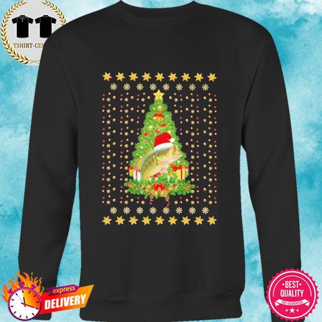 Merry Bassmas Fish Santa Christmas sweater, hoodie