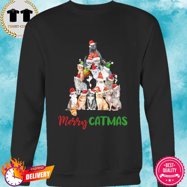 merry catmas sweater