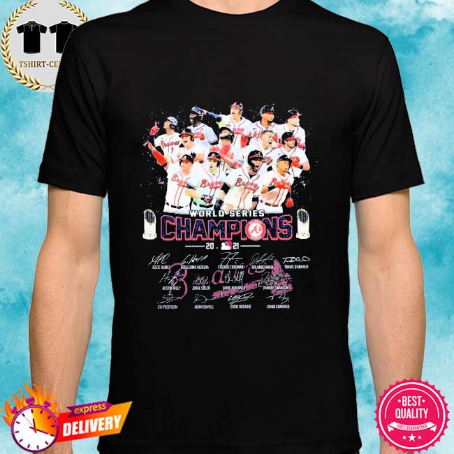 Official Atlanta Braves 2021 World Series Champions T-Shirt