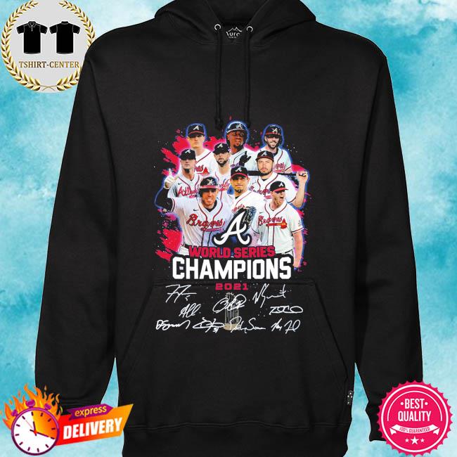 Atlanta Braves World Series Champions 2021 Signatures Thank You Shirt,  hoodie, sweater, long sleeve and tank top