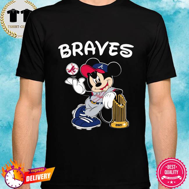 Mickey Mouse Atlanta Braves 2021 world series champions shirt