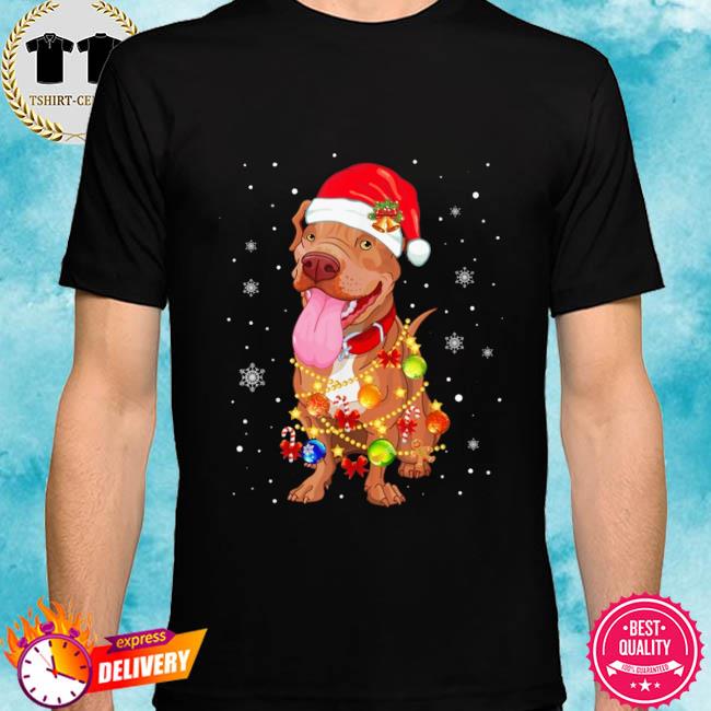 pitbull xmas sweater