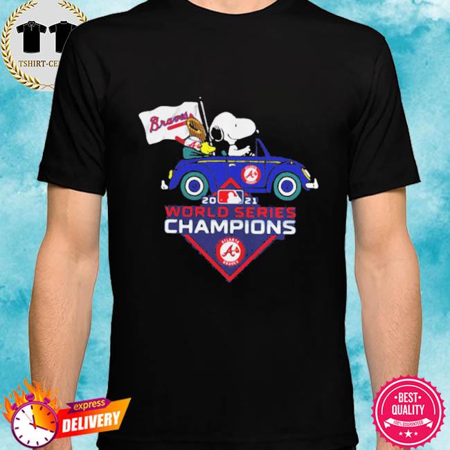 Snoopy Atlanta Braves World Series Champions 2021 Shirt