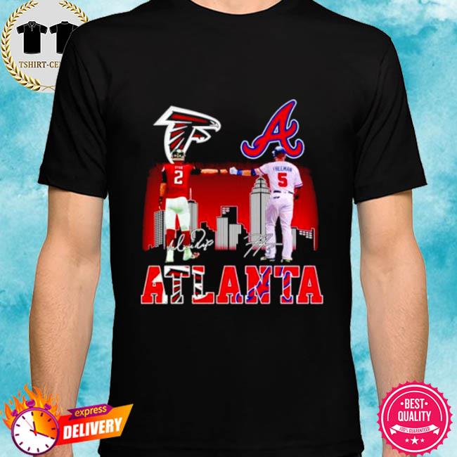 Original matt Ryan Atlanta Falcons and Freddie Freeman Atlanta Braves  signatures shirt - Kingteeshop