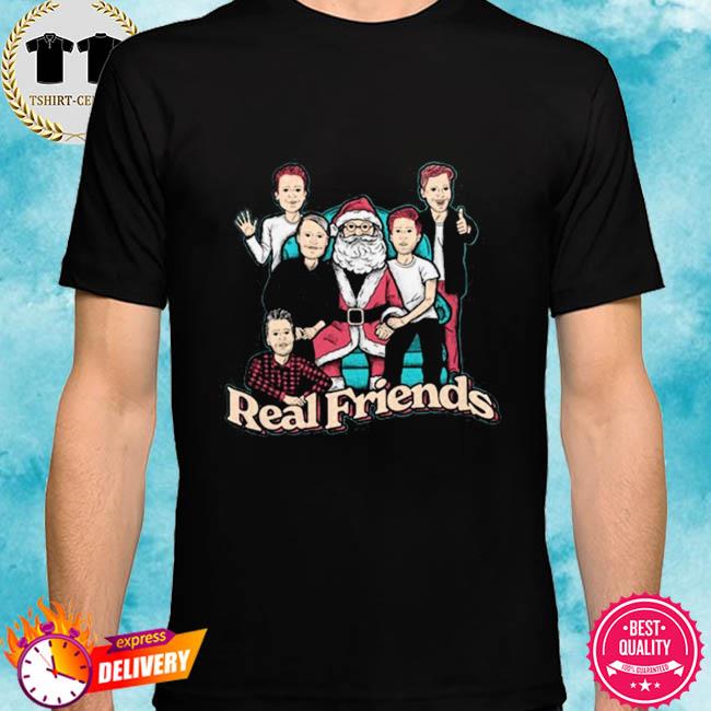 Real Friends Merch Sitting Santa Shirt