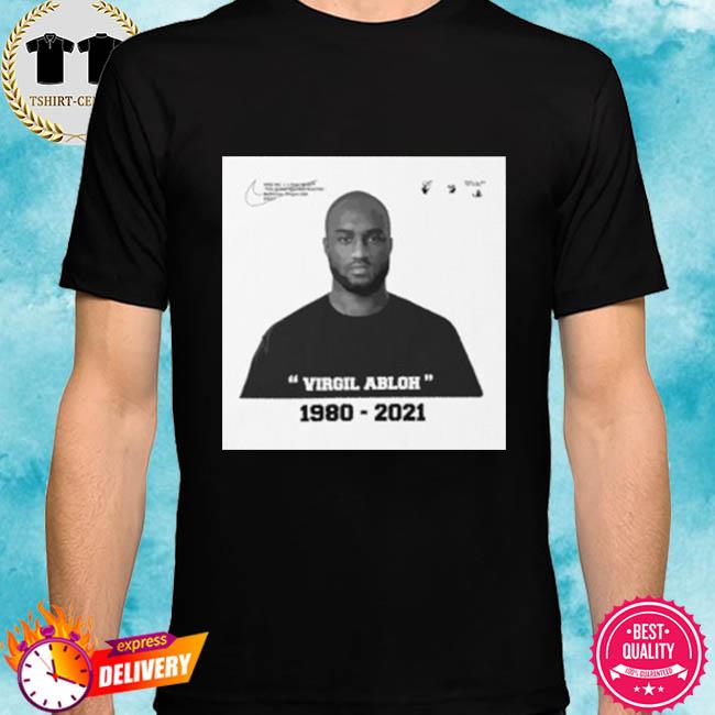 Rip Virgil Abloh 1980 2021 Nike Shirt