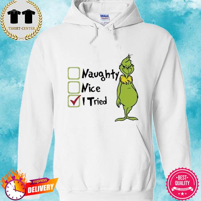 naughty grinch sweater