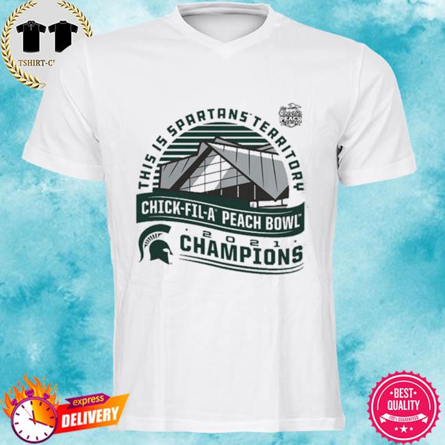 2021 Chick-fil-a Peach Bowl Michigan State Champions Shirt