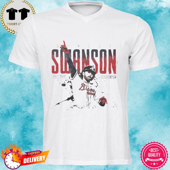 Dansby Swanson Atlanta Braves World Series 2021 Champion Unisex T-Shirt -  Teeruto