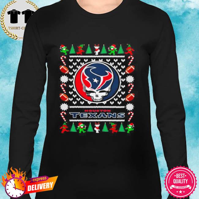 Houston Texans Grateful Dead Ugly Christmas Shirt