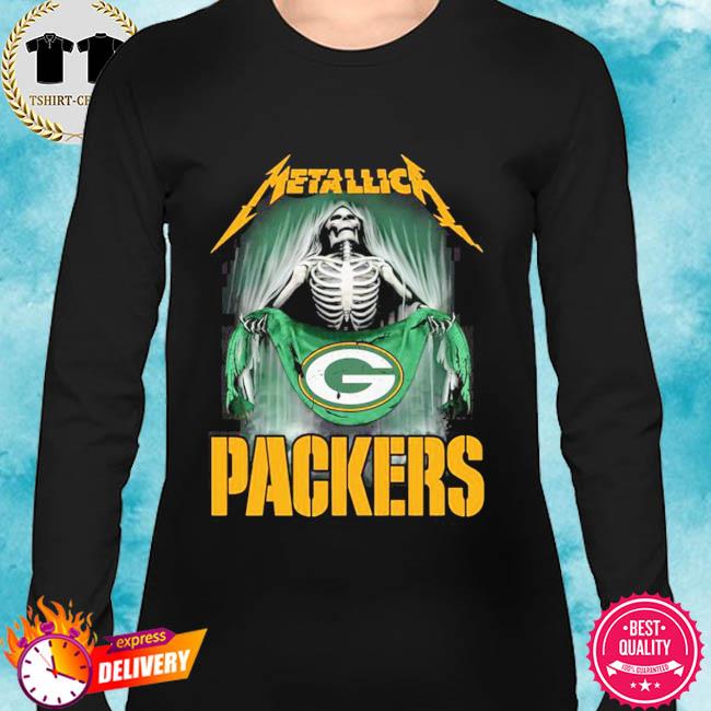green metallica shirt