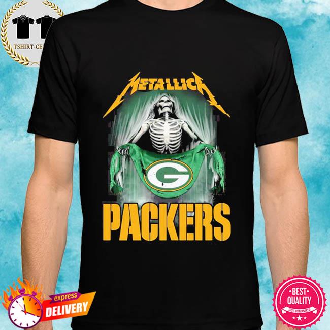 green metallica shirt