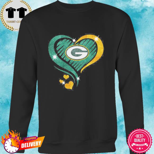 Official Heart Green Bay Packers shirt, hoodie, sweater and v-neck